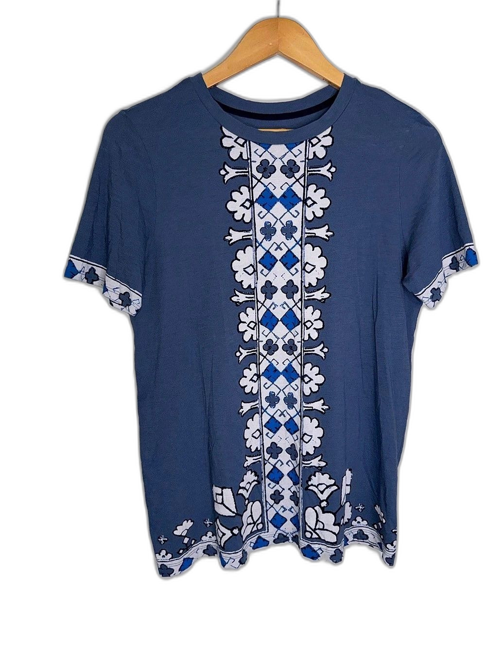 Tory Burch Women’s Small Pima Cotton Graphic Tee Like New !